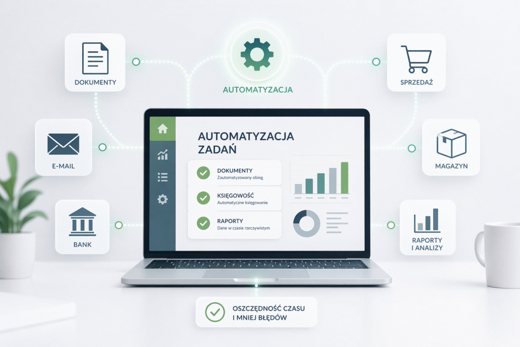 Automatyzacja procesów w firmie – integracja księgowości, sprzedaży i magazynu w systemie ERP